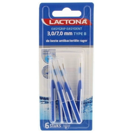 Lactona Easygrip type B 3-7mm blauw - 6st