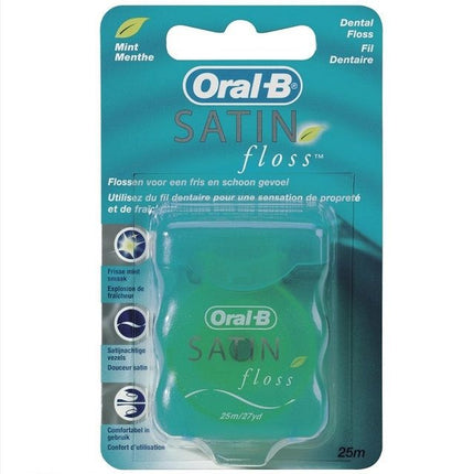 Oral B Satin mint floss - 25mtr