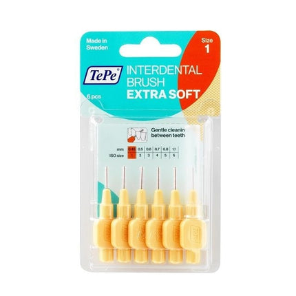 TePe Interdentale ragers extra soft lichtoranje 0,45mm - 6st