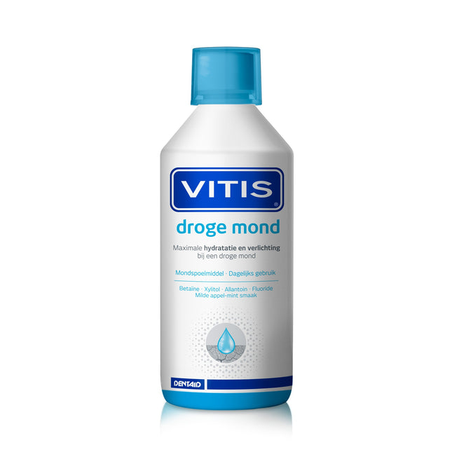 Vitis Droge Mond Mondspoelmiddel - 500ml