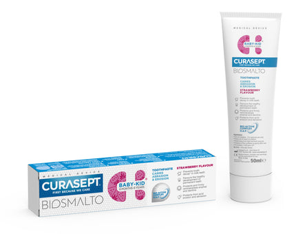 Curasept Biosmalto Cariës, Erosie & Slijtage Baby-Kind Tandpasta