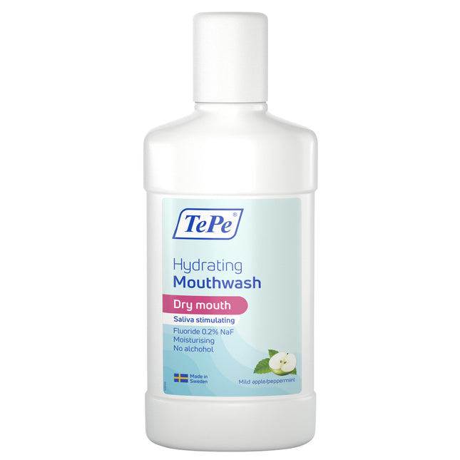 TePe Hydraterende Mondspoeling Appel/Pepermunt 500ml