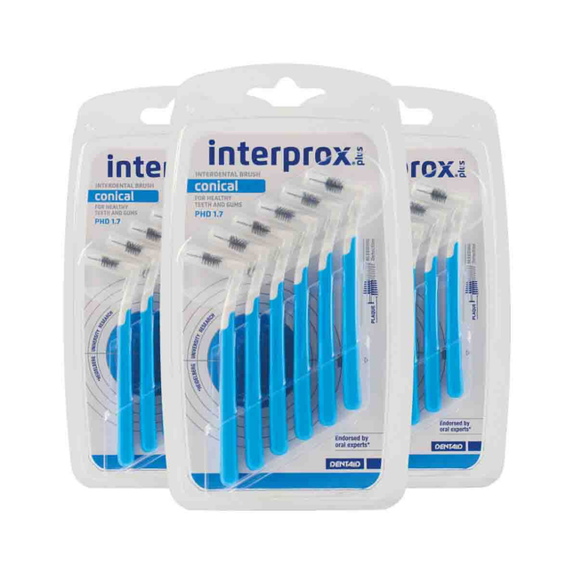 Interprox Plus ragers conical blauw PHD 1.7 - Voordeel 3 x 6st