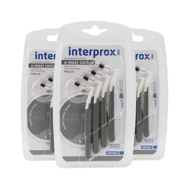 Interprox Plus ragers x-maxi conical grijs PHD 2.6 - Voordeel 3 x 4st