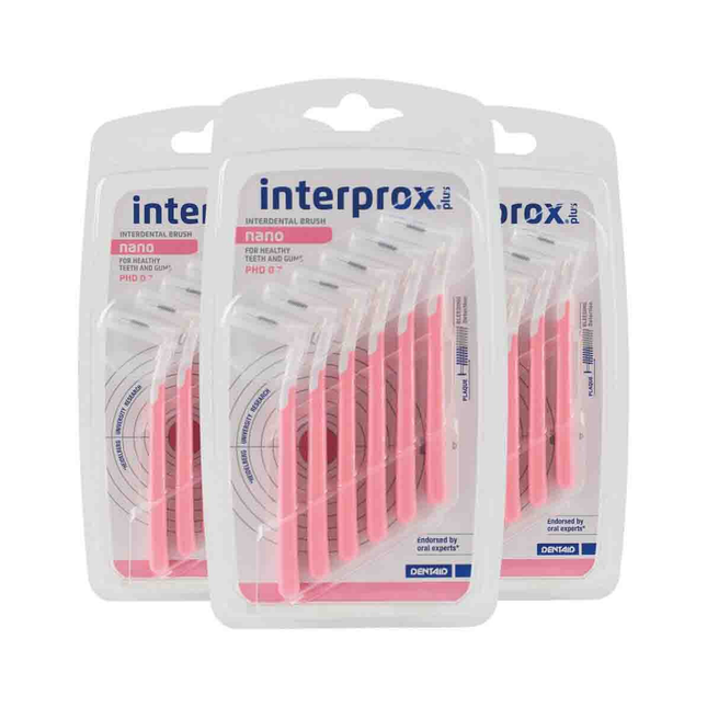 Interprox Plus ragers nano roze PHD 0.7 - Voordeel 3 x 6st