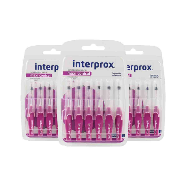 Interprox ragers maxi conical paars PHD 2,3 - Voordeel 3 x 6st