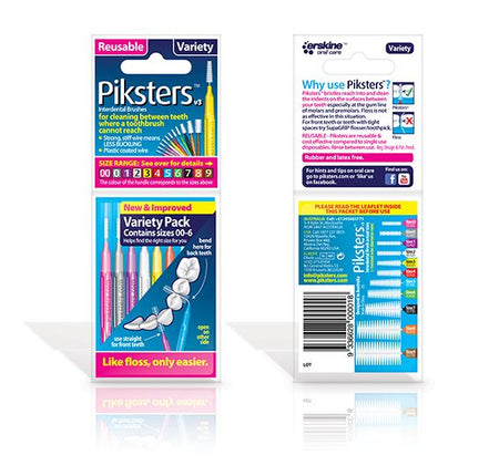 Piksters Ragers Assorted Maat 00-6 - 8st