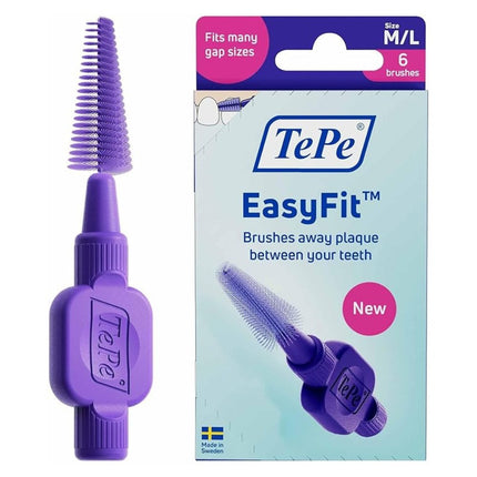 TePe EasyFit Interdentale ragers M/L - 6st (blisterverpakking)