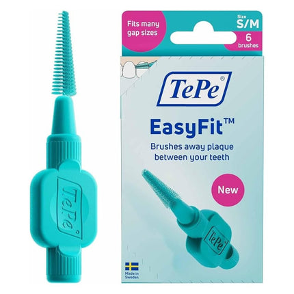TePe EasyFit Interdentale ragers S/M - 6st (blisterverpakking)