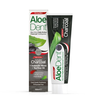 AloeDent Charcoal Tandpasta - 100ml