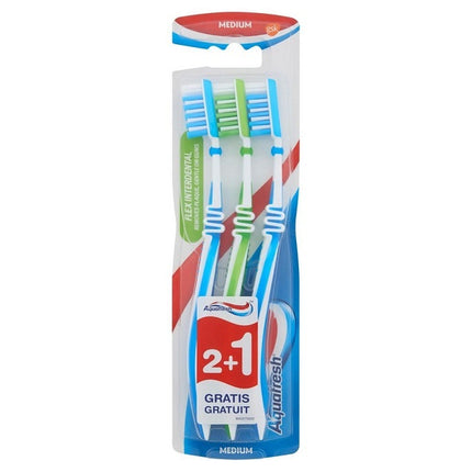 Aquafresh Tandenborstel flex interdent medium - 3st