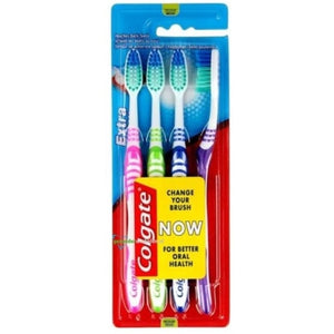 Colgate Extra clean Tandenborstel medium - 4st