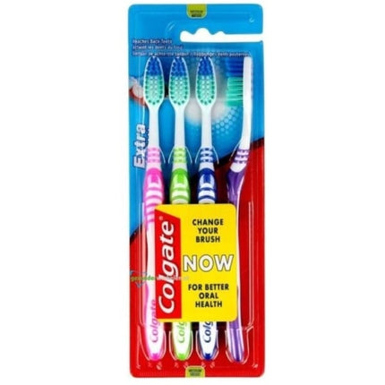 Colgate Extra clean Tandenborstel medium - 4st