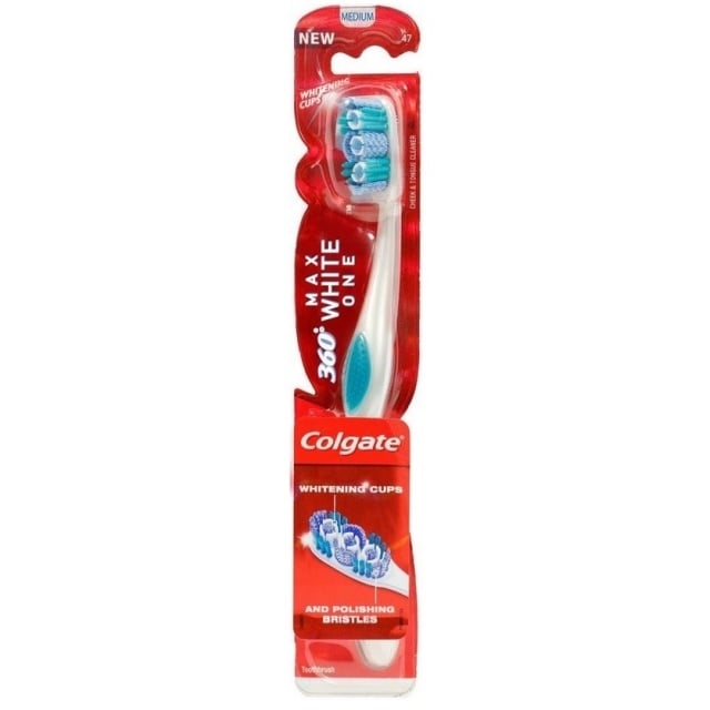 Colgate Max white one Tandenborstel medium - 1st