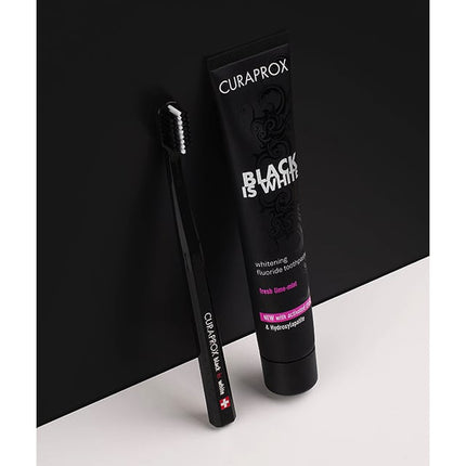Curaprox Black is White Tandpasta - 90ml+tandenborstel