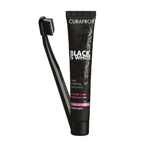 Curaprox Black is White Tandpasta - 90ml+tandenborstel