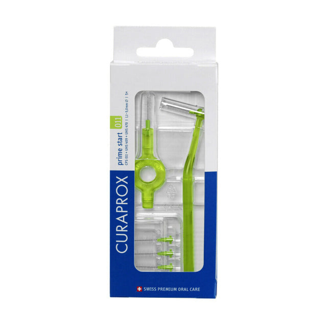 Curaprox CPS 011 ragers 5mm lichtgroen Prime Start - 5st+houders