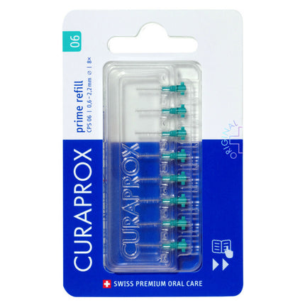Curaprox CPS 06 ragers 2,2mm turquoise Prime Start navulling - 8st