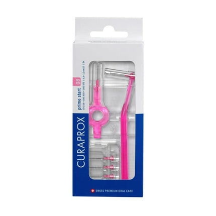 Curaprox CPS 08 ragers 3,2mm roze Prime Start - 5st+houders