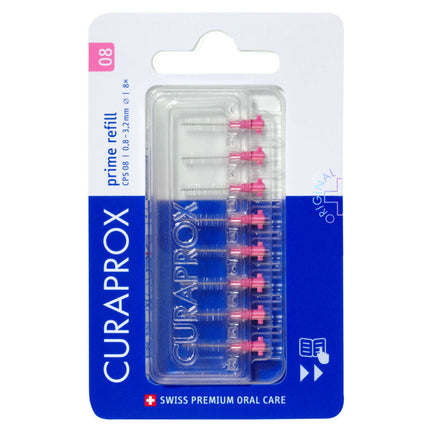 Curaprox CPS 08 ragers 3,2mm roze Prime Start navulling - 8st