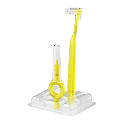 Curaprox CPS 09 ragers 4mm geel Prime Start - 5st+houders