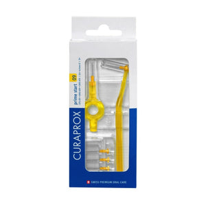 Curaprox CPS 09 ragers 4mm geel Prime Start - 5st+houders