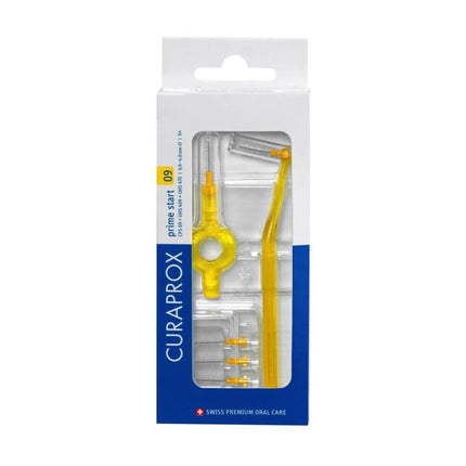 Curaprox CPS 09 ragers 4mm geel Prime Start - 5st+houders