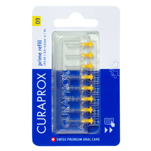 Curaprox CPS 09 ragers 4mm geel Prime Start navulling - 8st