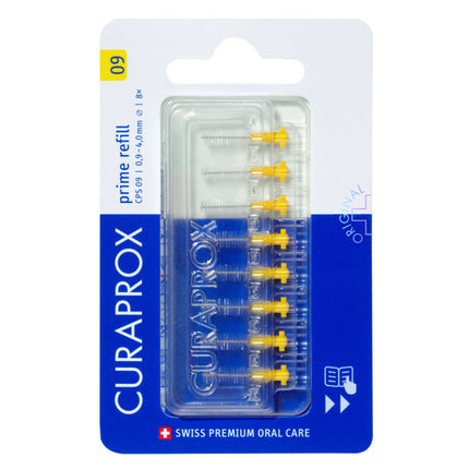 Curaprox CPS 09 ragers 4mm geel Prime Start navulling - 8st
