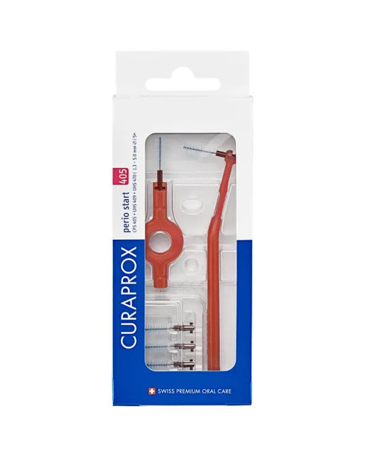 Curaprox CPS 405 ragers 1.3 - 5.0mm rood Perio Start – 5st+houders