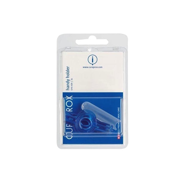 Curaprox UHS 409 ragerhouder blauw - 3st