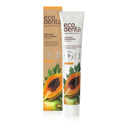 Ecodenta Organic Whitening Papaja Tandpasta - 75ml