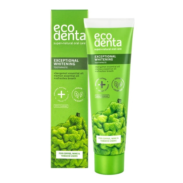 Ecodenta Whitening Bergamot citroen kalident Tandpasta - 100ml