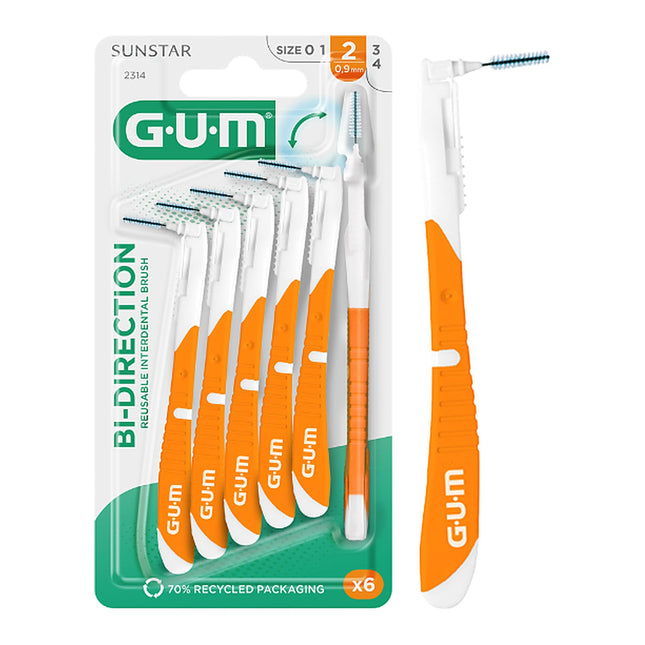 GUM Bi-Direction rager 0,9 mm (ISO 2) - 6st