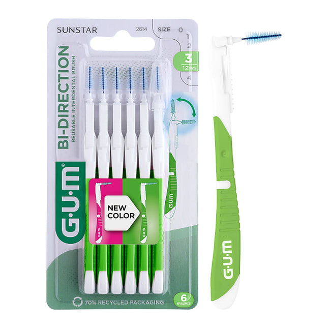 GUM Bi-Direction rager 1,2 mm (ISO 3) - 6st