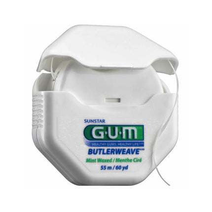 GUM Butlerweave waxed mint floss - 55mtr