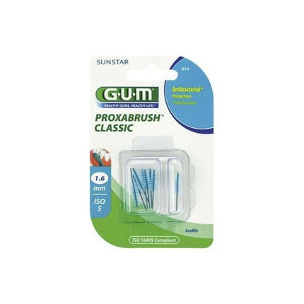 GUM Proxabrush classic 1,6 mm blauw - 8st