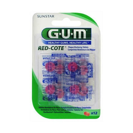 GUM Red cote plakverklikkers - 12st