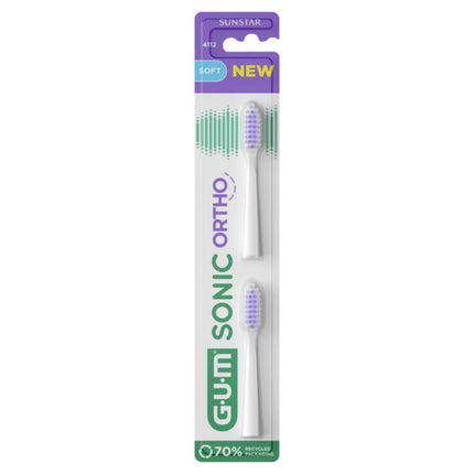 GUM Sonic Ortho opzetborstels - 2st