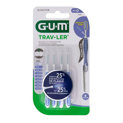 GUM Trav-ler ragers 0,6 mm lavendel - 4st