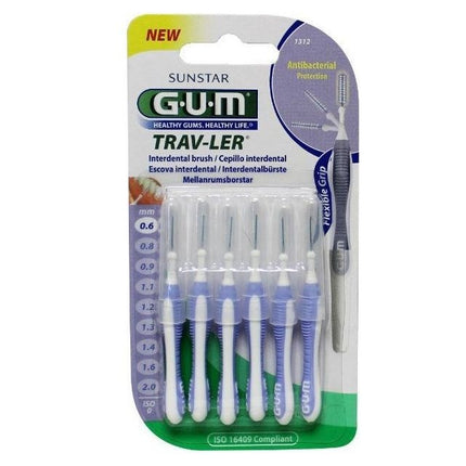 GUM Trav-ler ragers 0,6 mm lavendel - 6st