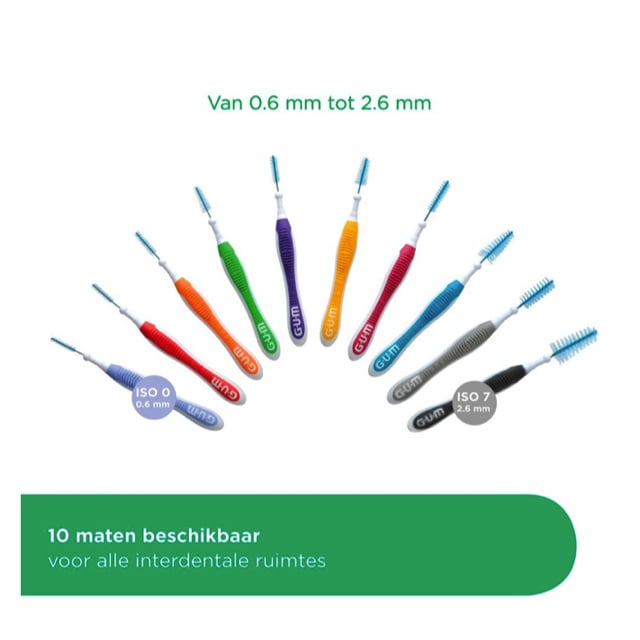 GUM Trav-ler ragers 0,9 mm oranje - 6st