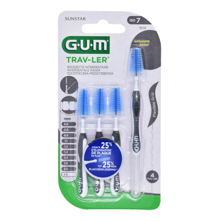 GUM Trav-ler ragers 2,6 mm grijs - 4st