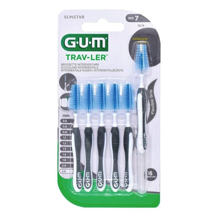 GUM Trav-ler ragers 2,6 mm zwart - 6st