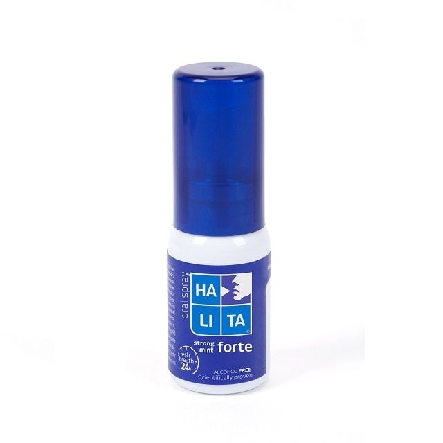 Halita mondspray forte 24 uur mini  - 15ml