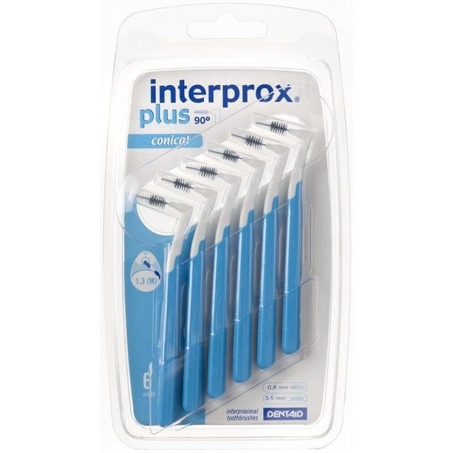 Interprox Plus ragers conical blauw 3-5 mm - 6st
