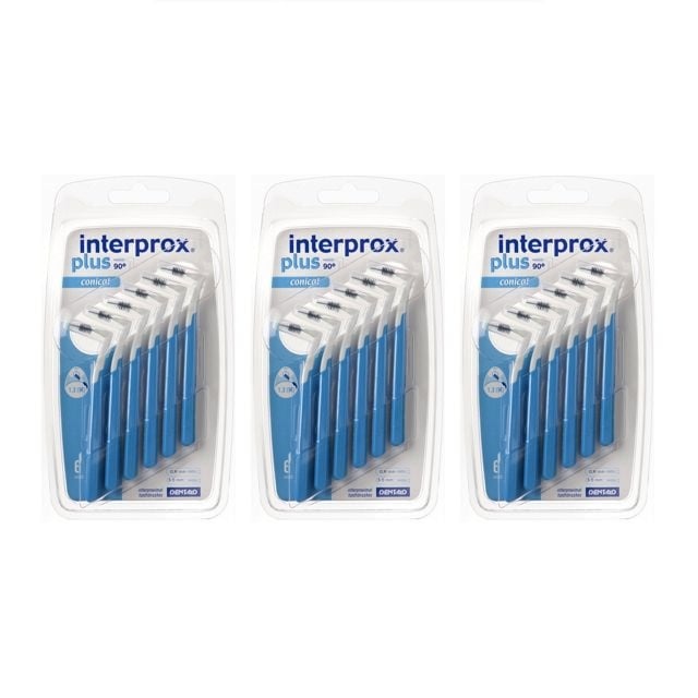 Interprox Plus ragers conical blauw 3-5 mm - Voordeel 3 x 6st