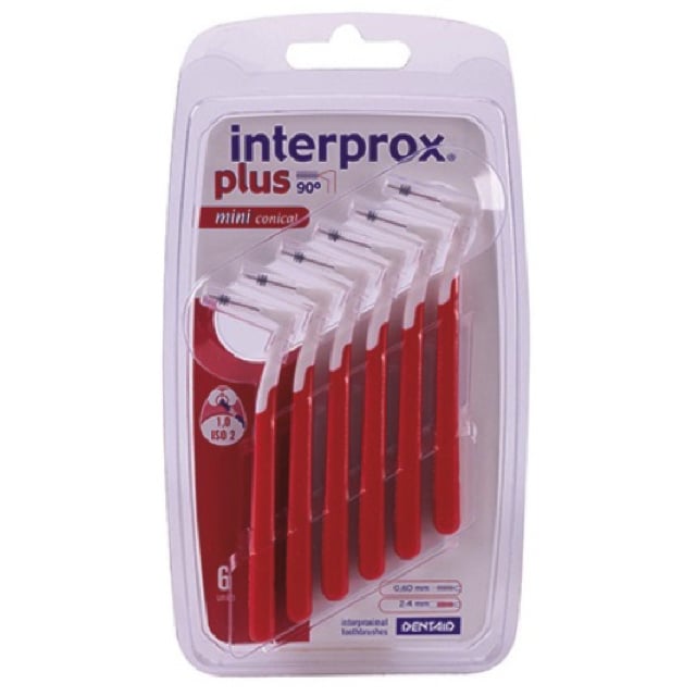 Interprox Plus ragers mini conical rood 2-4 mm - 6st