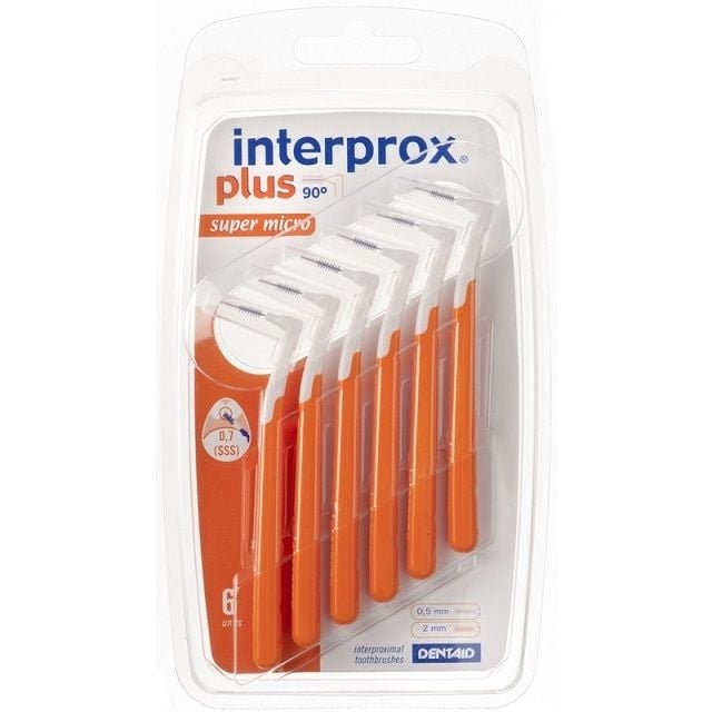 Interprox Plus ragers super micro oranje 2 mm - 6st