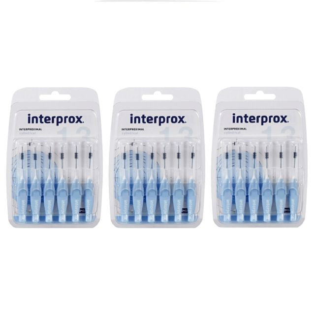 Interprox premium ragers cylindrical lichtblauw 3,5 mm - Voordeel 3 x 6st